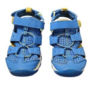Cat & Jack Jack Howell fisherman blue Velcro shoes